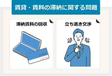 賃貸・賃料の滞納に関する問題